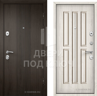 Дверь белая с панелью МДФ ДПК-2131